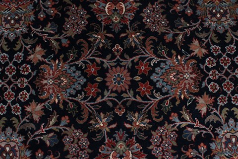 Kashan Brown Round Hand Knotted 80 X 80 Area Rug 250-26363 Image 5