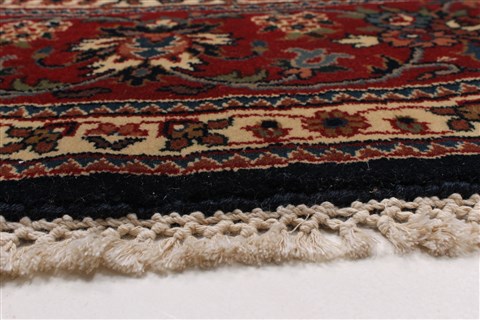 Kashan Brown Round Hand Knotted 80 X 80 Area Rug 250-26363 Image 6