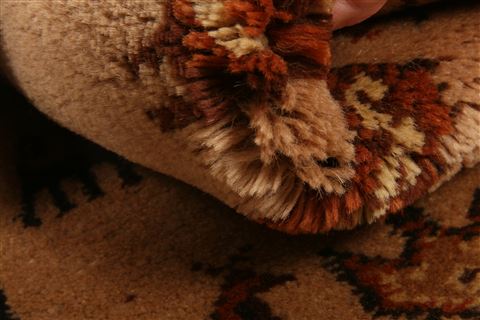 Gabbeh Beige Hand Knotted 10 X 18 Area Rug 253-26364 Image 1