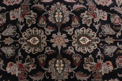 Agra Beige Round Hand Knotted 78 X 79 Area Rug 250-26371 Image 4