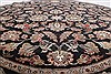 Agra Beige Round Hand Knotted 78 X 79 Area Rug 250-26371 Thumb 1