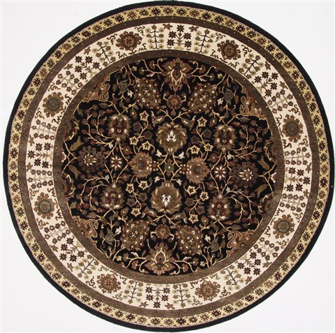 Kashmar Beige Round Hand Knotted 811 X 811 Area Rug 250-26374 Image 0