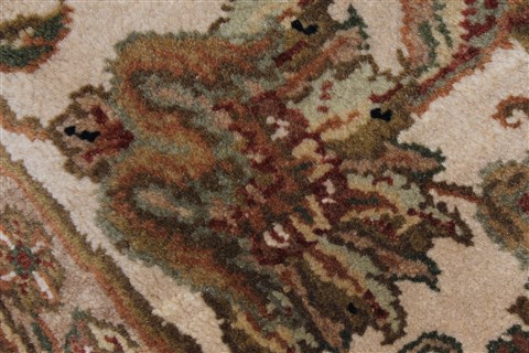 Kashan Beige Round Hand Knotted 80 X 80 Area Rug 250-26375 Image 9