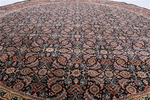 Herati Beige Round Hand Knotted 79 X 79 Area Rug 250-26377 Image 1