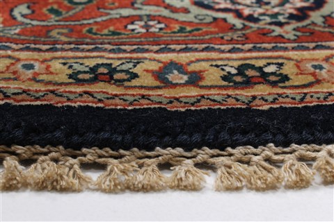 Herati Beige Round Hand Knotted 79 X 79 Area Rug 250-26377 Image 5