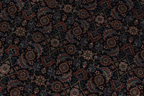Herati Beige Round Hand Knotted 710 X 710 Area Rug 250-26379 Image 3