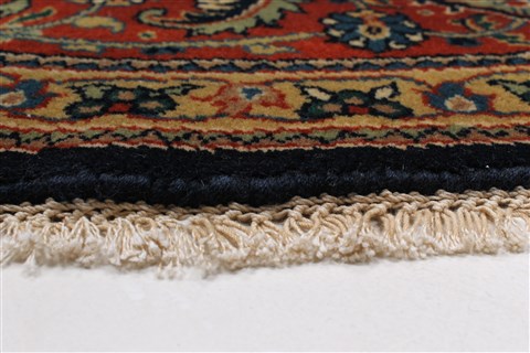 Herati Beige Round Hand Knotted 710 X 710 Area Rug 250-26379 Image 4