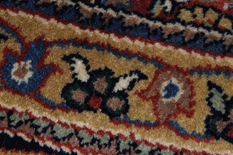 Herati Beige Round Hand Knotted 80 X 80 Area Rug 250-26380 Image 8
