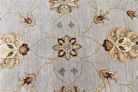 Ziegler Beige Round Hand Knotted 80 X 80 Area Rug 250-26381 Image 5