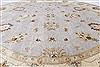 Ziegler Beige Round Hand Knotted 80 X 80  Area Rug 250-26381 Thumb 3