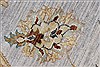 Ziegler Beige Round Hand Knotted 80 X 80  Area Rug 250-26381 Thumb 8