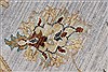Ziegler Beige Round Hand Knotted 80 X 80 Area Rug 250-26381 Thumb 8