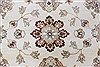 Chobi Beige Round Hand Knotted 82 X 82  Area Rug 250-26383 Thumb 4