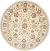 Chobi Beige Round Hand Knotted 82 X 82  Area Rug 250-26383 Thumb 0