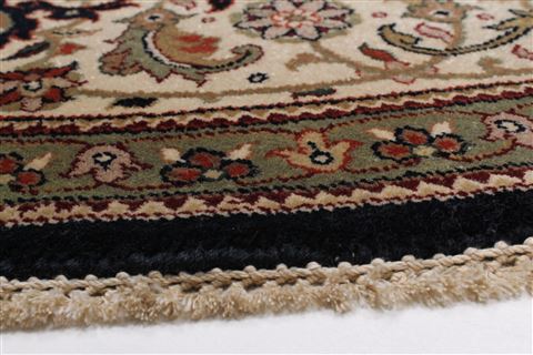 Herati Beige Round Hand Knotted 81 X 81 Area Rug 250-26384 Image 4
