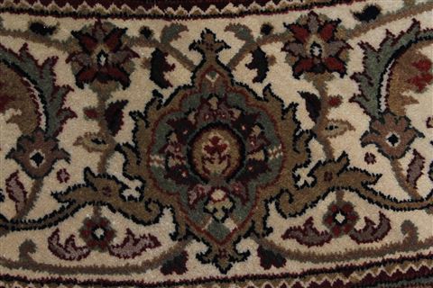 Herati Beige Round Hand Knotted 81 X 81 Area Rug 250-26384 Image 5