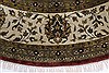 Kashan Beige Round Hand Knotted 78 X 78 Area Rug 250-26385 Thumb 2