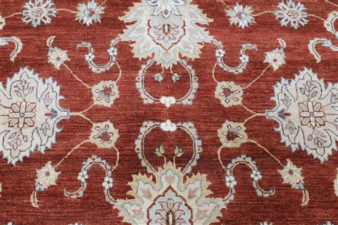 Chobi Brown Round Hand Knotted 711 X 711 Area Rug 250-26386 Image 6