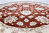 Chobi Brown Round Hand Knotted 711 X 711 Area Rug 250-26386 Thumb 4