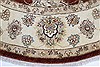 Chobi Brown Round Hand Knotted 711 X 711 Area Rug 250-26386 Thumb 5