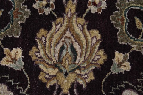 Kashan Beige Round Hand Knotted 83 X 84 Area Rug 250-26387 Image 8