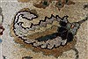 Kashan Beige Round Hand Knotted 83 X 84 Area Rug 250-26387 Thumb 1