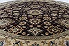 Kashan Beige Round Hand Knotted 83 X 84 Area Rug 250-26387 Thumb 4