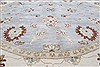 Chobi Blue Round Hand Knotted 80 X 80 Area Rug 250-26388 Thumb 3