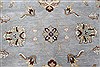 Chobi Blue Round Hand Knotted 80 X 80 Area Rug 250-26388 Thumb 5