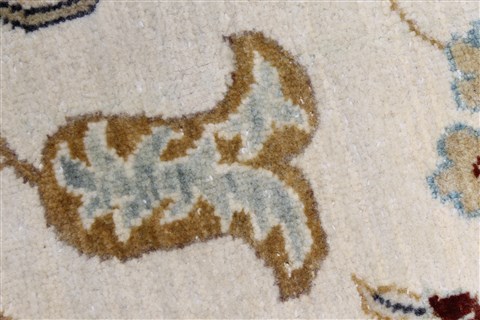 Chobi Beige Round Hand Knotted 711 X 80 Area Rug 250-26389 Image 6
