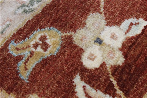 Chobi Beige Round Hand Knotted 711 X 80 Area Rug 250-26389 Image 8