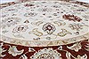 Chobi Beige Round Hand Knotted 711 X 80  Area Rug 250-26389 Thumb 2