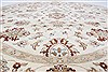 Chobi Beige Round Hand Knotted 710 X 710  Area Rug 250-26390 Thumb 3