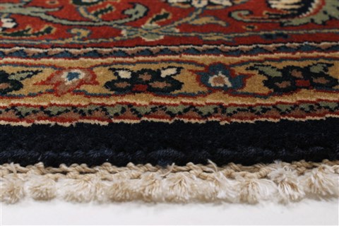 Herati Beige Round Hand Knotted 80 X 80 Area Rug 250-26391 Image 6