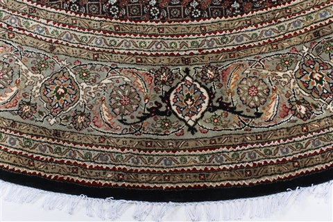 Mahi Beige Round Hand Knotted 85 X 85 Area Rug 250-26392 Image 3