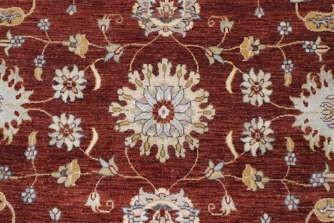 Chobi Brown Round Hand Knotted 711 X 80 Area Rug 250-26394 Image 5