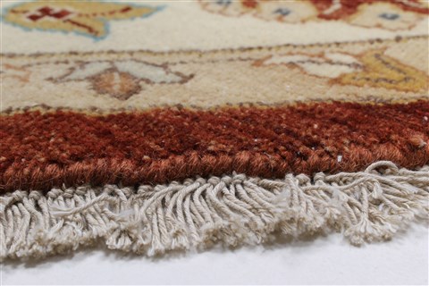 Chobi Brown Round Hand Knotted 711 X 80 Area Rug 250-26394 Image 6