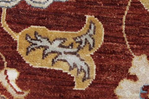 Chobi Brown Round Hand Knotted 711 X 80 Area Rug 250-26394 Image 7