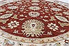 Chobi Brown Round Hand Knotted 711 X 80  Area Rug 250-26394 Thumb 3