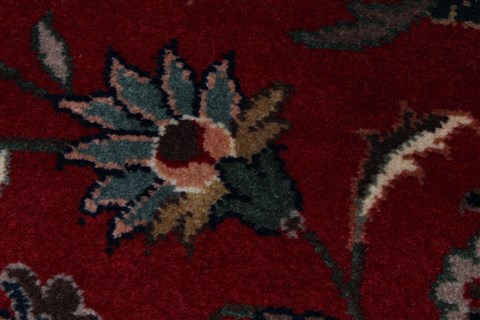 Kashan Blue Round Hand Knotted 80 X 80 Area Rug 250-26395 Image 8