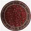 Kashan Blue Round Hand Knotted 80 X 80 Area Rug 250-26395 Thumb 0