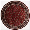 Kashan Blue Round Hand Knotted 80 X 80  Area Rug 250-26395 Thumb 0