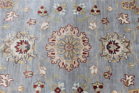 Ziegler Beige Round Hand Knotted 180 X 180 Area Rug 250-26396 Image 4