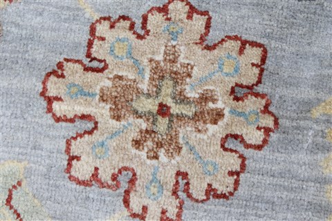 Ziegler Beige Round Hand Knotted 180 X 180 Area Rug 250-26396 Image 7
