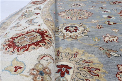 Ziegler Beige Round Hand Knotted 180 X 180 Area Rug 250-26396 Image 9