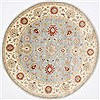 Ziegler Beige Round Hand Knotted 180 X 180  Area Rug 250-26396 Thumb 0
