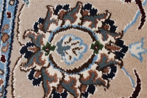 Nain Grey Round Hand Knotted 711 X 711 Area Rug 250-26397 Image 1
