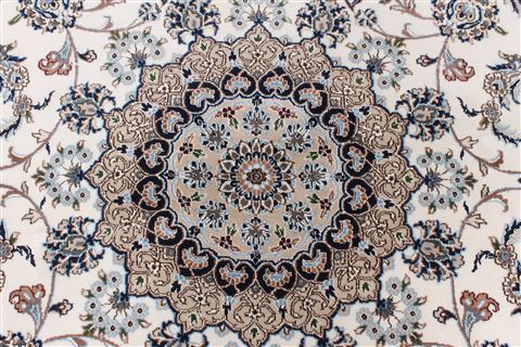 Nain Grey Round Hand Knotted 711 X 711 Area Rug 250-26397 Image 5