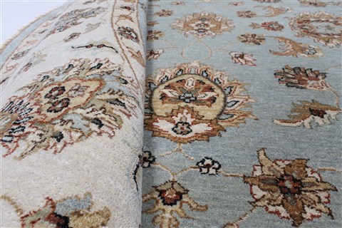 Chobi Beige Round Hand Knotted 78 X 80 Area Rug 250-26399 Image 2
