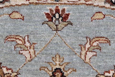 Chobi Beige Round Hand Knotted 78 X 80 Area Rug 250-26399 Image 8